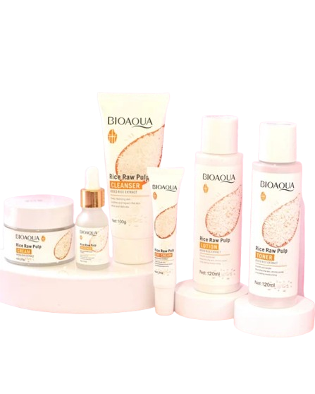 Kit de Lujo Línea Arroz Bioaqua - 6 Productos